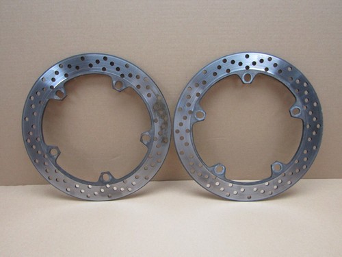 BMW R1200GS 2004 44,572 miles front brake discs pair BREMBO (8125)