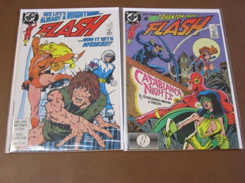 FLASH #26 - 30 FN-VF COMPLETE RUN WALLY WEST CAPTAIN COLD PORCUPINE MAN 1989 - Picture 5 of 8