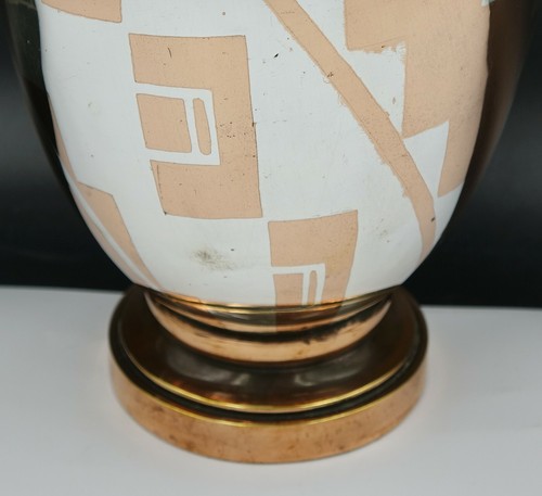 MUSEUM PIECE French Christofle Art Deco Dinanderie Vase by Luc Lanel ca 1930 - Picture 4 of 12