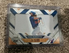 DJ PETERS #rd /149 Panini Elite Extra Edition DUAL SILHOUETTES Jersey Relic RC