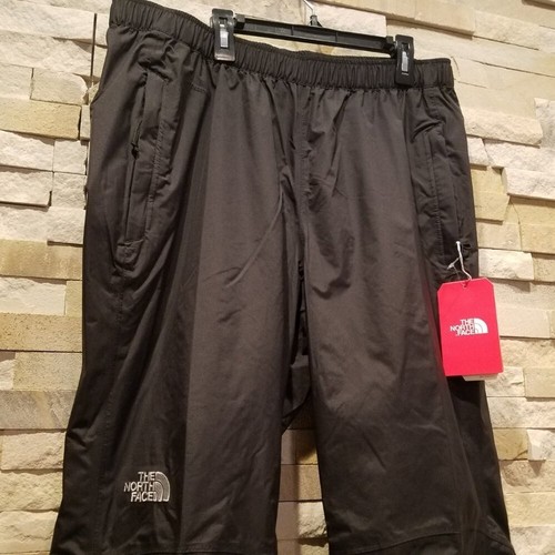 NUEVOS Pantalones de Senderismo North Face para Hombre Grande Venture 2 Nailon Exterior Impermeables Negros - Imagen 2 de 5