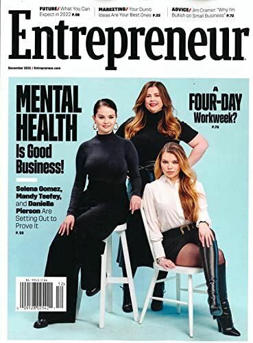 ENTREPRENEUR MAGAZINE - DECEMBER 2021 - SELENA GPMEZ, MANDY TEEFEY, DANIELLA PIE - Imagen 1 de 1