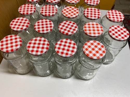 18 große Einkochgläser, Einmachgläser Schraubgläser 720ml gl. Form NEUE DECKEL - Bild 3 von 3