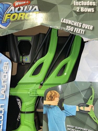 FUN! Water Toy Wham-O Aqua Force 2 Bow Set Water Balloon Launcher. Archery. New - Picture 4 of 6