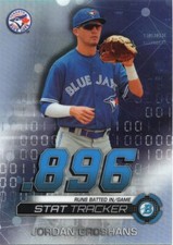  2019 Bowman Chrome Stat Tracker #STJG Jordan Groshans