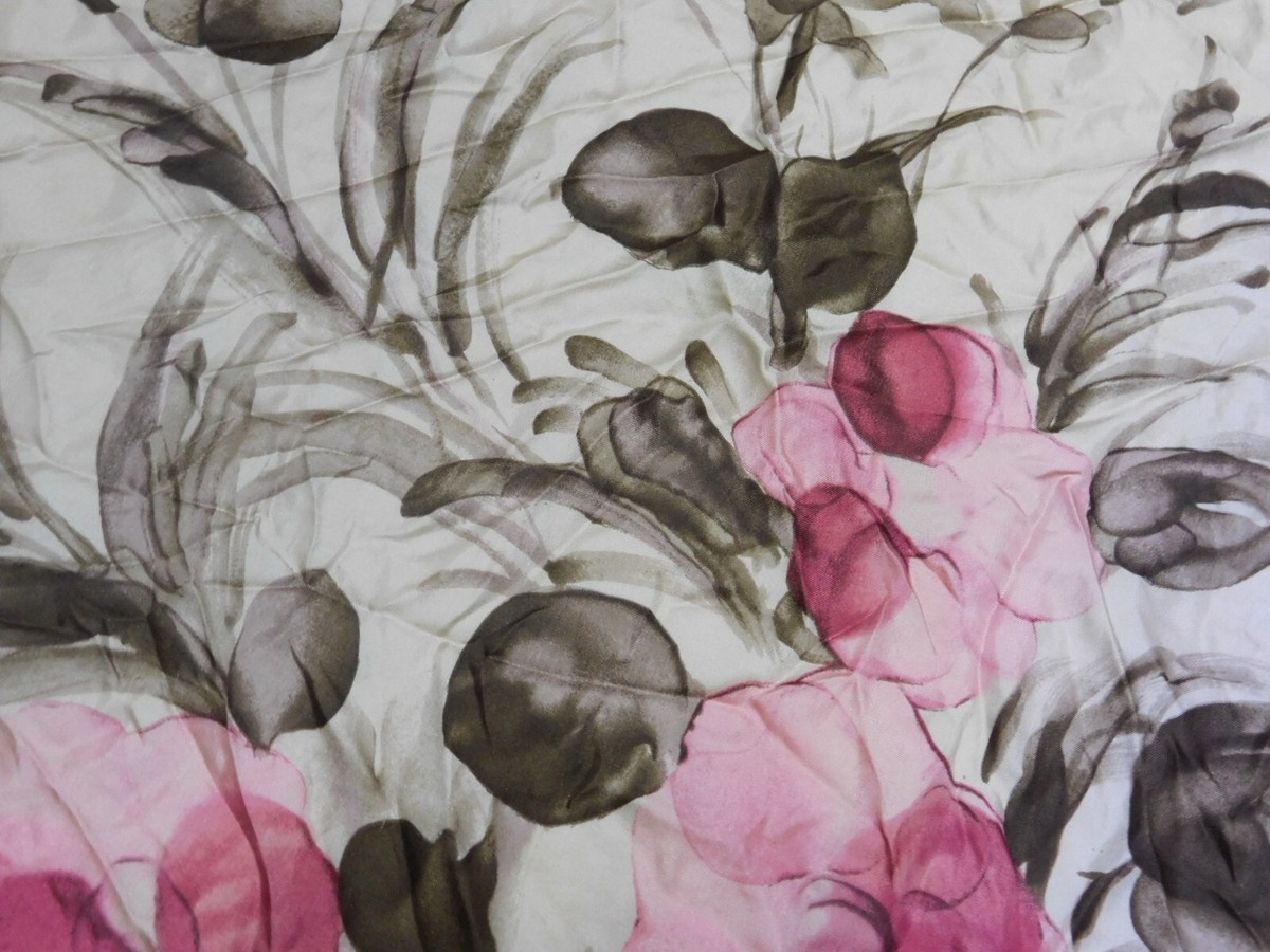 Foulard Vintage En Soie 100% Naturelle – Femme – 74x76cm (Motif 1470) Fabriqué En Chine