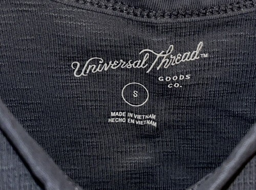 NEU Universal Thread Damen Geripptes Tanktop Stahlgrau Größe Small - Bild 5 von 6