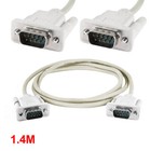 DB9 9Pin RS232 Außen M/M Computer Verlängerungskabel Anschluss 4.6Ft