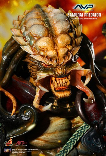 New Hot Toys 1/6 Alien vs Predator AVP Samurai Predator AC01 Japan - Picture 9 of 12