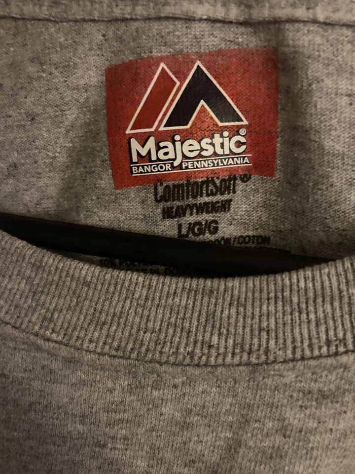 Camiseta New York Knicks Majestic Porzingis NBA Para Hombre Gris Mediana Algodón Poli Nueva con Etiquetas Foto 3 de 4