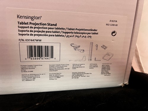 Kensington Tablet Projection Stand for 7-11" Tablets, K97447WW NEW SEALED - Picture 2 of 4