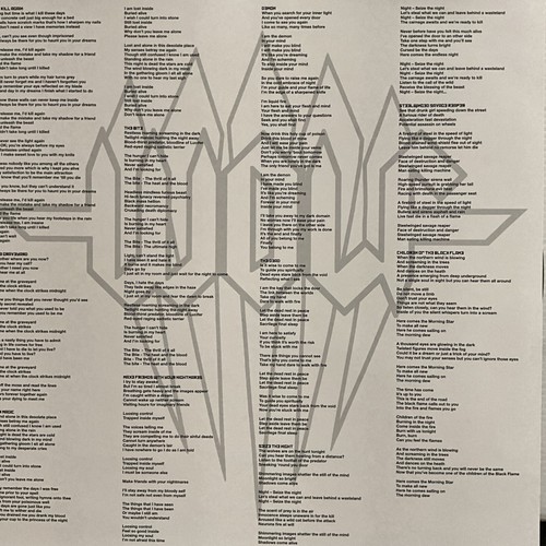 Wolf - The Black Flame LP 2016 Century Media – 88875199291 [Yellow] EX/EX - Picture 6 of 8