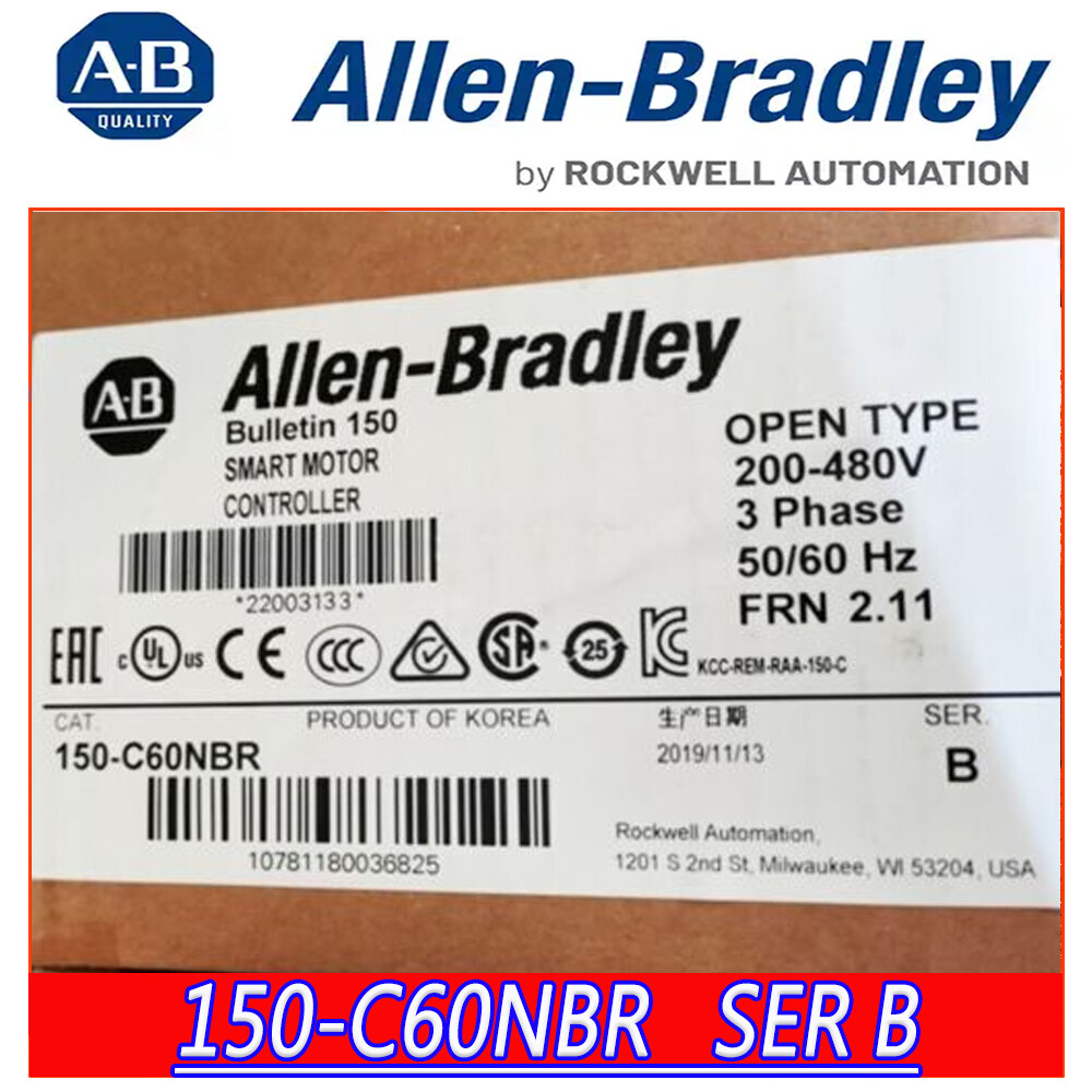 New Sealed AB 150-C60NBR SMC-3 Open Smart Motor Controller Spot Goods
