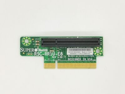 For Supermicro RSC-RR1U-E8 1U PCI-E x8 Riser Card Board