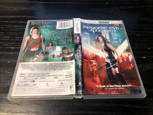 Resident Evil: Apocalypse (UMD, 2005, Universal Media Disc) PSP case poor shape - 第 1/4 張圖片