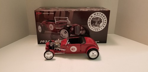 1934 Hot Rod Roadster "INDIAN MOTORCYCLE 1901" 1/18  Diecast Replica By GMP  - Picture 1 of 24