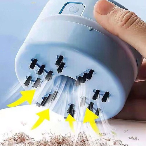 Mini Desktop Vacuum Cleaner Small Household Rubber Confetti Cleaner For Students - Photo 5/12