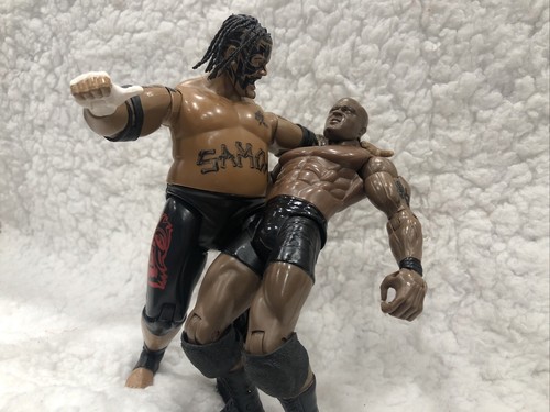 Loose-WWE- Jakks- Road To Wrestlemania 23- 2pk S3- Umaga & Bobby Lashley-2007 - Picture 5 of 7