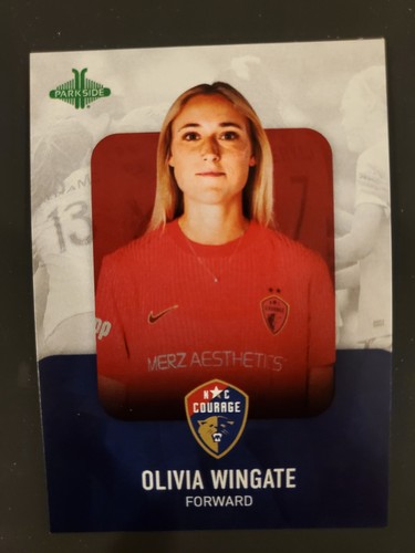 2025 Parkside NWSL Soccer - OLIVIA WINGATE, North Carolina COURAGE Team Card #24