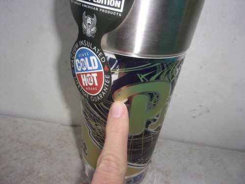 University of Pittsburgh Pitt Panthers Vacuum Insulated 24 oz. Travel Mug - NEW - Picture 5 of 7