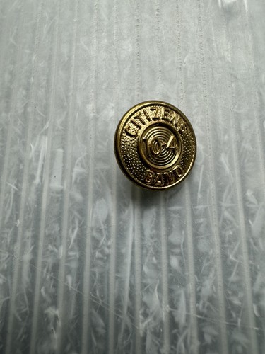 vintage metal shank BUTTON CITIZENS BAND 10-4 CB Radio Truckers - Picture 9 of 14
