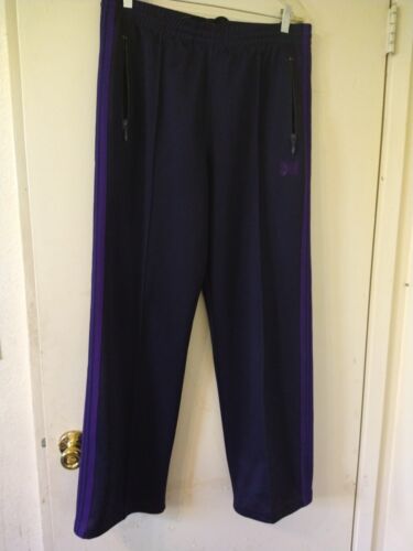 Needles Track Pants Narrow Cut Size M - Navy / Pu… - image 1