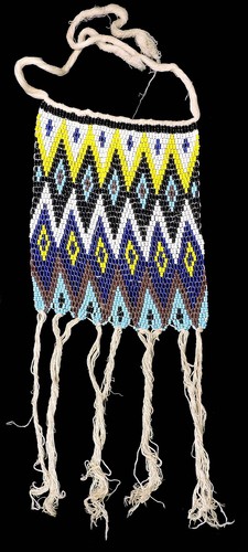 Kirdi Beaded Cache Sexe Apron Cameroon - Picture 4 of 5