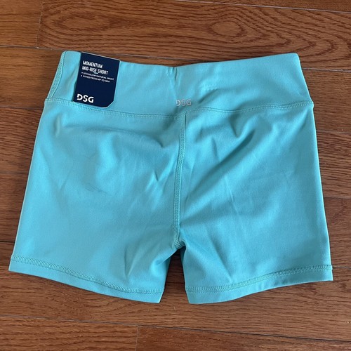 DICKS SPORTING GOODS DSG Girls Momentum Mid Rise Short Green MEDIUM 10-12 NWT - Picture 3 of 3