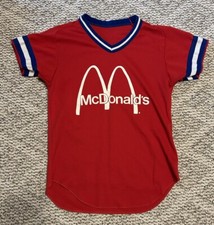 Vintage McDonald  s Youth L Jersey Wilson Made In USA