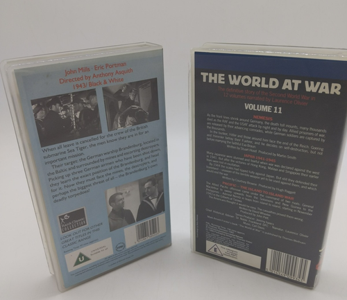 Job Lot VHS VB455 Cassettes x 10: World War II Classic Films and Documentaries - Picture 9 of 21