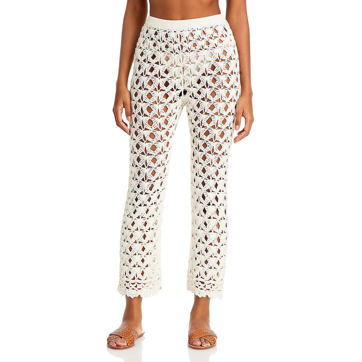 Женская пляжная летняя накидка Capittana April White из хлопка XS/S BHFO 0558