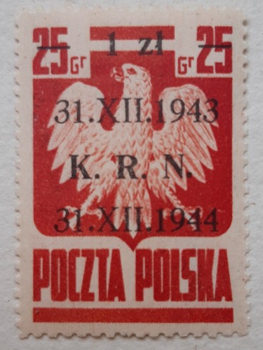 Stamps, Poland: Goznak. Fi 344 Error/s