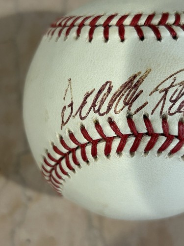 Frank Robinson SIGNED In Person Rawlings William Selig Baseball HOF w Ball Cube - Picture 3 of 10