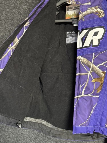 FXR Racing Outdoor Helix Jacket & Pants Purple Realtree Camo F.A.S.T. Youth Sz 8 - Picture 14 of 22