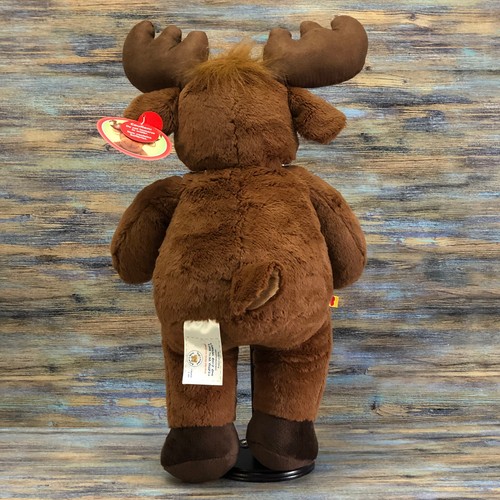 Peluche Build A Bear 15" Moose Hal luces de Navidad astas ligeras - Imagen 14 de 15