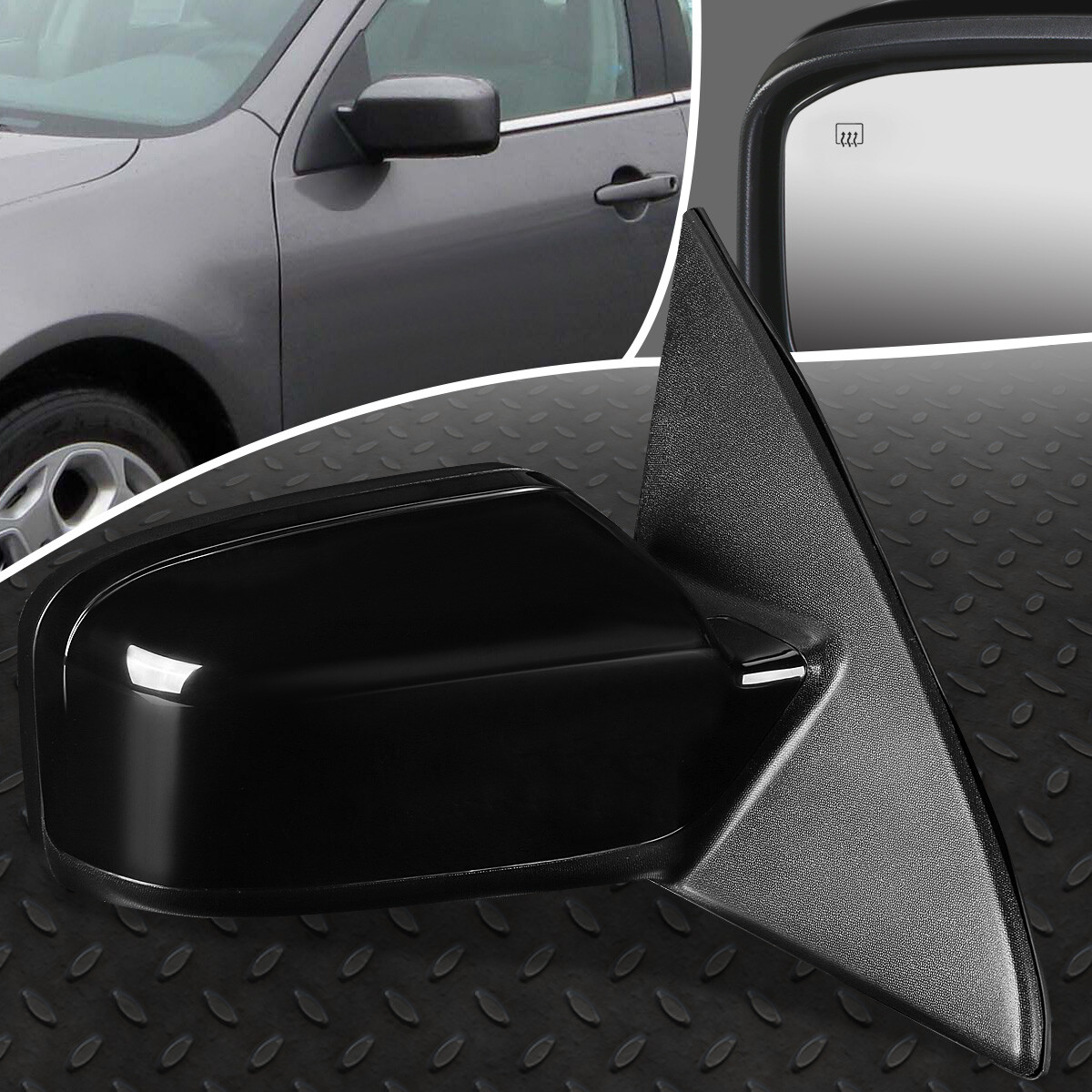 ДЛЯ 06-12 FORD FUSION MERCURY MILAN OE STYLE POWER+ЗЕРКАЛО ПРАВОЙ БОКОВОЙ ДВЕРИ С ПОДОГРЕВОМ