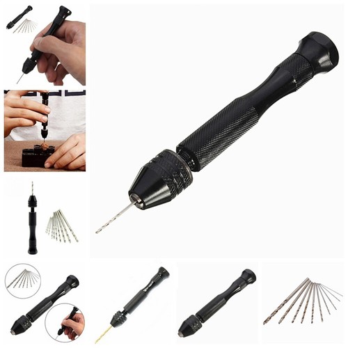Mini Portable Hand Drill Twist Jewelry Maker Hobby Crafts Hole Tool Set AU STOCK - Picture 4 of 10
