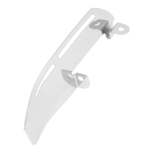 Chrome Front Floorboard Heel Guard For Harley Touring Road King Street Glide 86+ - Picture 15 of 15