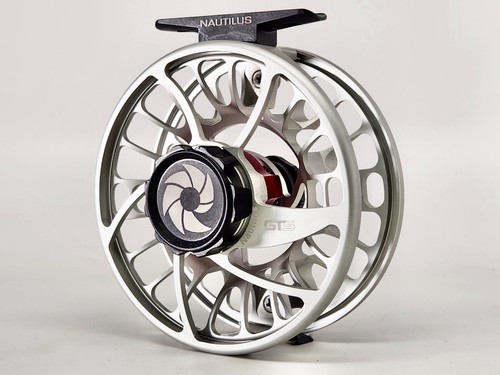 NEW 2025 NAUTILUS GTS 5/6 WEIGHT FLY REEL TITANIUM SILVER -FREE US SHIP-IN STOCK - Afbeelding 1 van 17