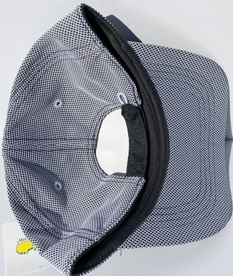 2025 MASTERS HEATHERED GRAY PERFORMANCE MESH BACK HAT AUGUSTA NATIONAL GOLF NEW - Imagem 3 de 4