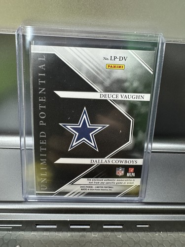 deuce vaughn Patch 148/200 Limited #lp-dv Dallas 2023 - Picture 2 of 2