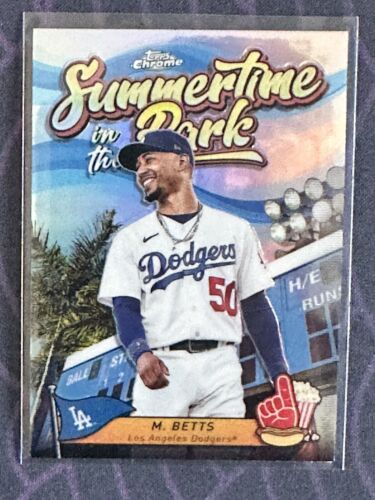 Mookie Betts 2024 Topps Chrome X-Fractor Refractor LA Dodgers Freddie Freeman - Picture 3 of 8