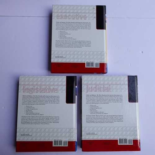 Lot of 3 Vol 1-3 Checks and Balances: The Three Branches of the American Gov - Bild 2 von 24