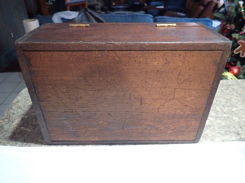 Lot of 3 vintage wood wooden box/ Jewelry Box - needs repair as is. - Picture 13 of 17