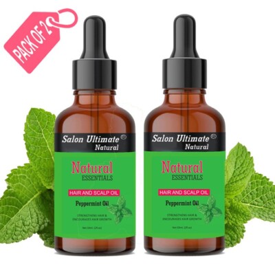 100% reines Pfefferminzöl natürliches ätherisches Öl frische Haut Aromatherapie 59ml, 2X