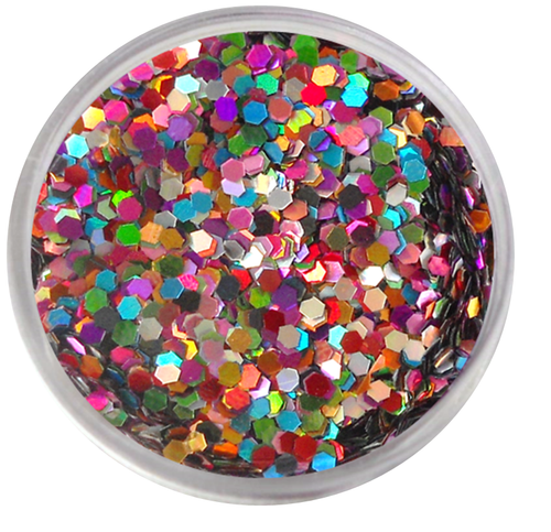 Lentejuelas, holograma, iris, brillo, arte de uñas, hexágono, brillo 1,00 mm - Imagen 16 de 26
