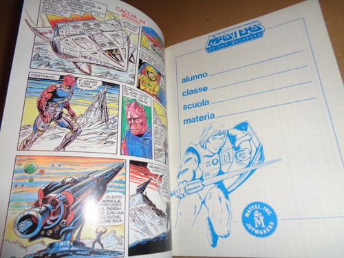 MASTERS OF THE UNIVERSE/HE-MAN QUADERNI A5 MODELLO Q CACCIA SUL GHIACCIO MATTEL - Picture 3 of 6