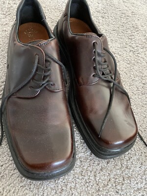 salamander city mens shoes sz 8 new Men\'s Brown Leather Dress Shoes SALAMANDER CITY - BROWN LEATHER WEAVE OXFORD DRESS SHOES  main image 3