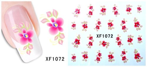 Nail Art Water Transfer Stickers Flower Butterfly Decals Tips Decoration - Picture 14 of 63