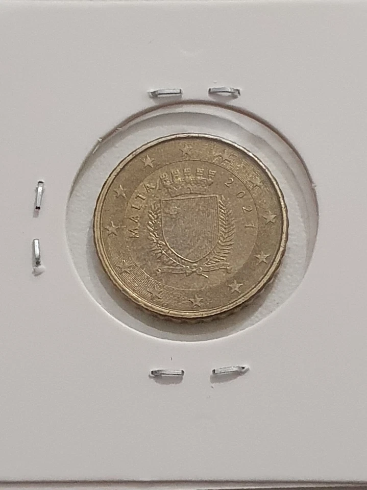 Pièce de 10 cent 2021 Malta. Prix avantageux - Photo 4/4